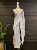 Silk With Embroidery Work