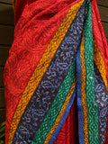 Dhupiyan Silk with All-over Embroidery Work