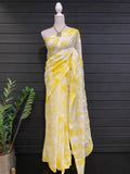 Viscose Georgette with Embroidery Work