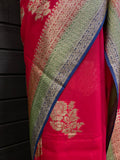 Georgette with Zari Work