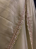 Shimmer Silk with Embroidery Work