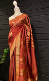 Silk with Meenakari Work