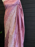 Silk Saree With Embroidery