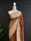 Slik Saree With Embroidery Work