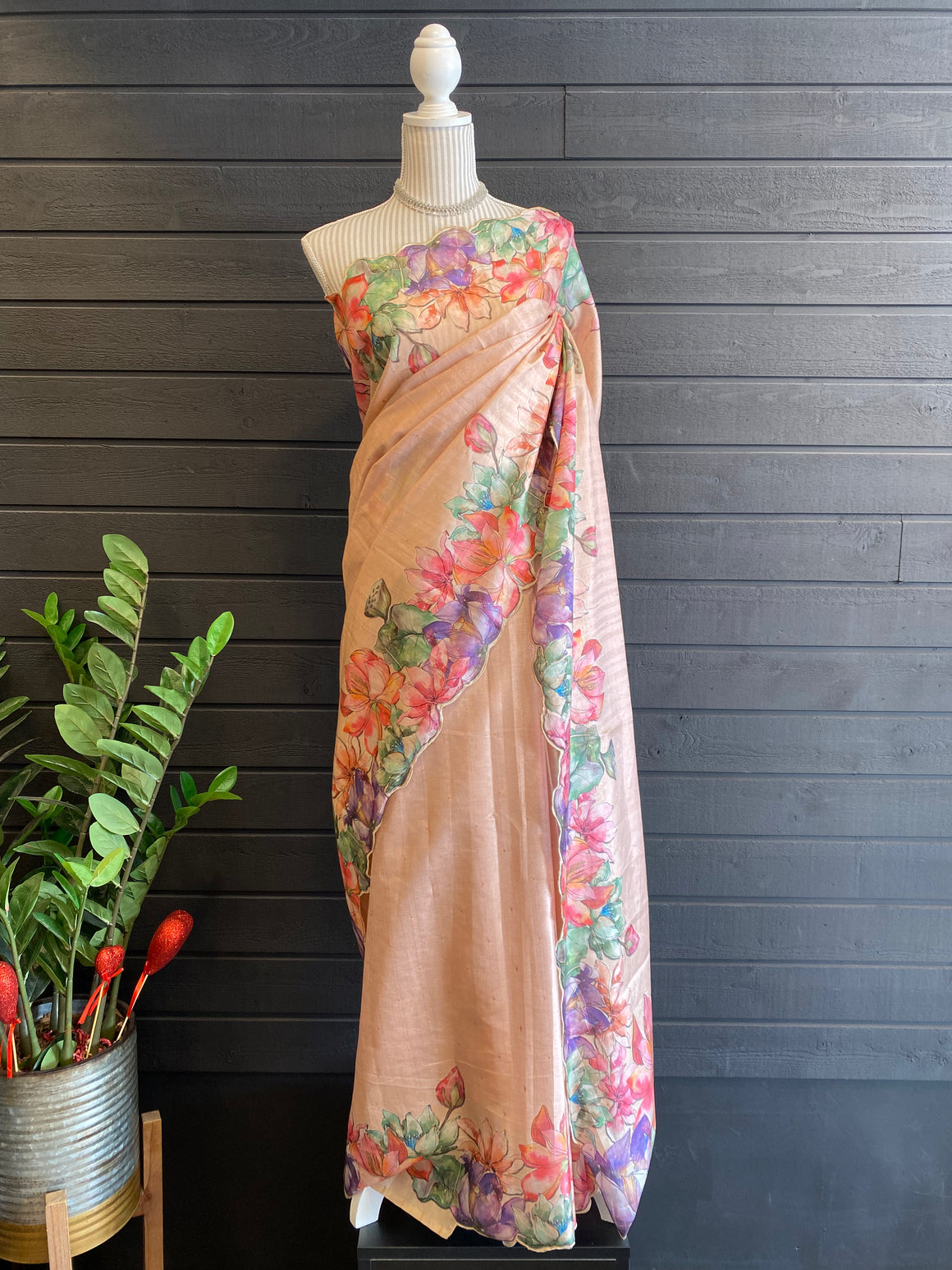Semi Silk With Digital Print