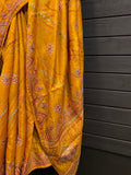 Semi Silk With Hand Embroidery