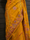 Semi Silk With Hand Embroidery