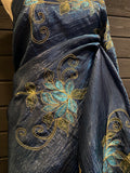 Semi Silk With Zari Work