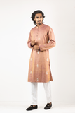 Men Punjabi Silk with embroidery work