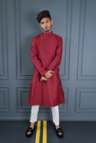 Panjabi in Raw Silk