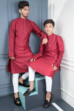 Panjabi in Raw Silk
