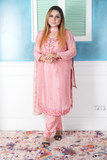 Salwar Kameez with Chinon silk and Embroidery work