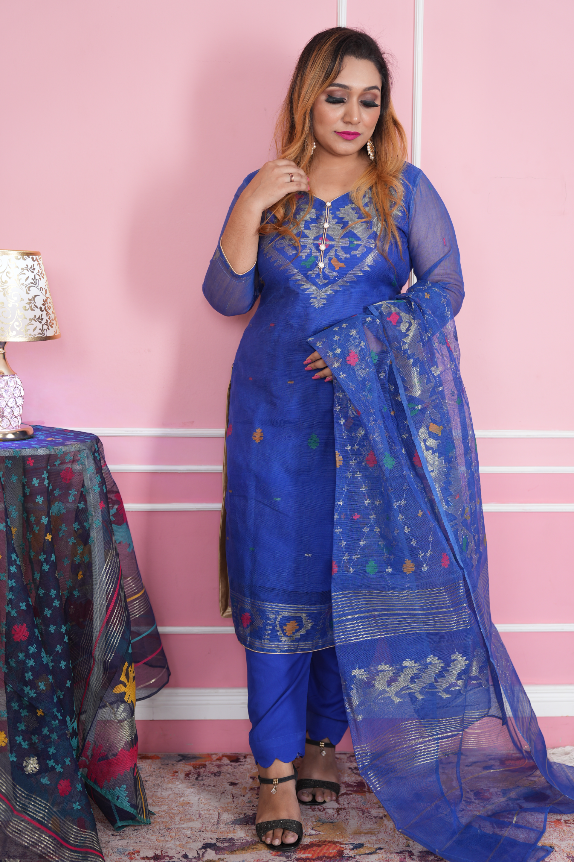 Jamdani Salwar kameez