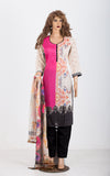 Silk georgett kameez with all over small embroidery work