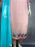 Georgette Kameez embroidery work