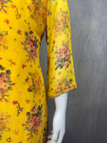 Georgette Kameez with Lace Work